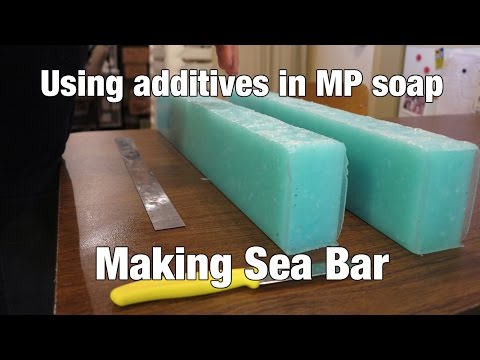Sea Bar Melt & Pour Soap (using additives in MP)
