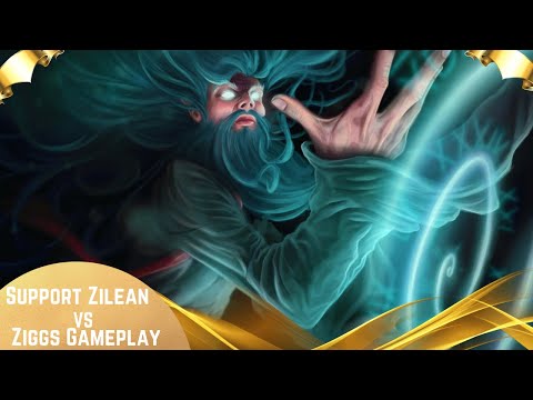 Support Zilean VS Ziggs Gameplay - League of Legends 2022