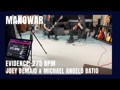 EVIDENCE! 275 BPM! MANOWAR's Joey DeMaio and Michael Angelo Batio
