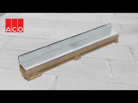 How to Install ACO RainDrain Brickslot B 125 Drainage Channels | Tutorial