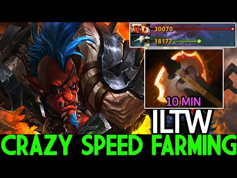 Nigma.ILTW [Troll Warlord] Crazy Speed Farming 10 Min Battle Fury Dota 2