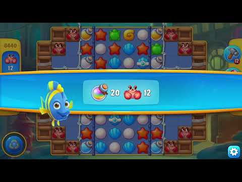 [FISHDOM Walkthrough] Level 6440 (Qua màn - Fishdom)