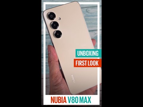nubia V80 Max – Unboxing and First Look