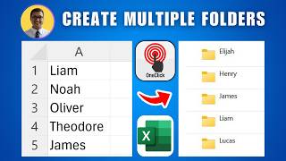 How to Create Bulk Folders Using Excel List 2026 - Create Multiple Folders Using Excel