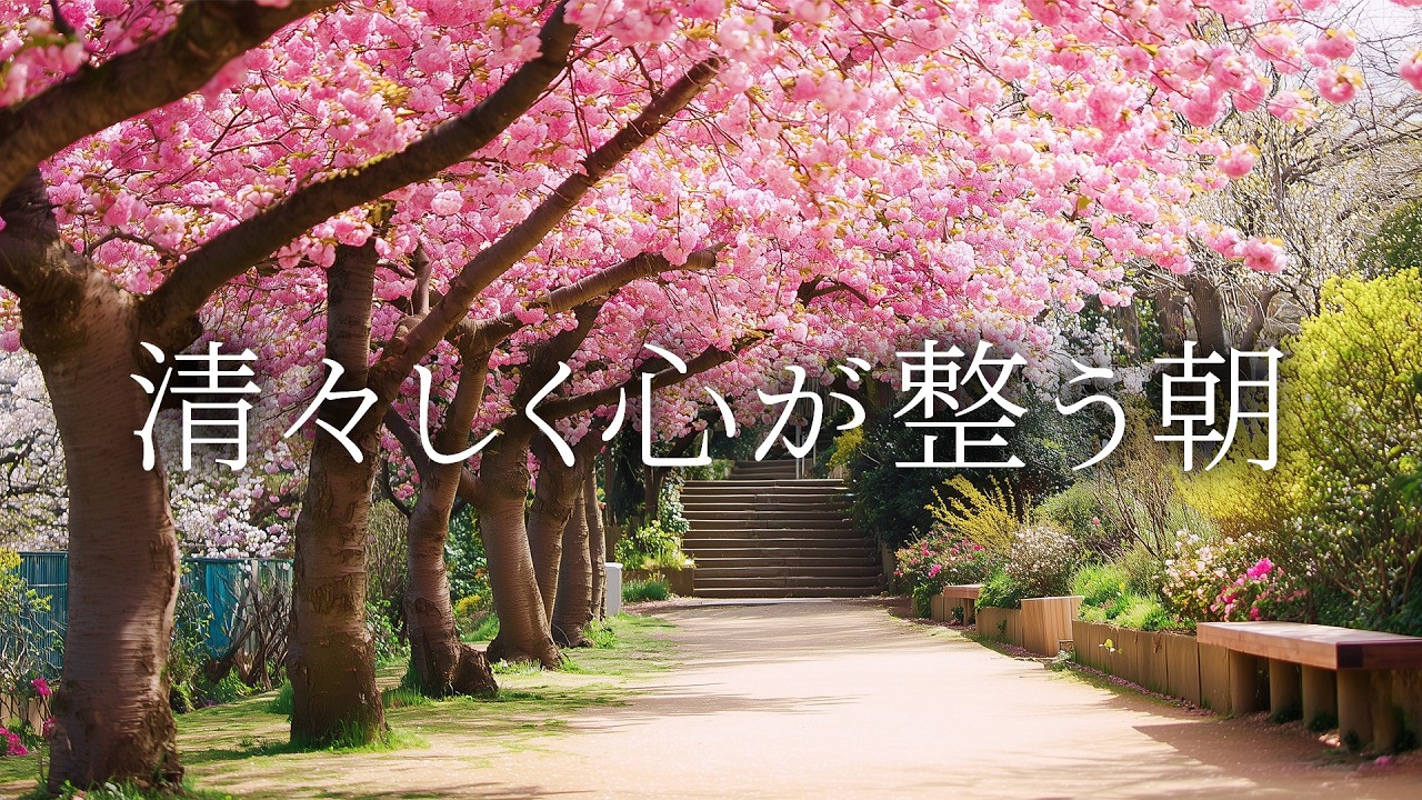 【朝のBGM】心が整い清々しく明るい気持ちで一日をスタートできる癒し音楽
