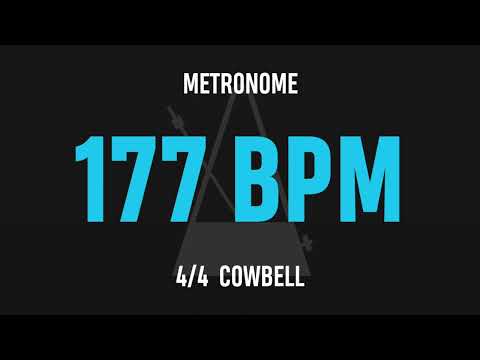 177 BPM 4/4 - Best Metronome (Cowbell)