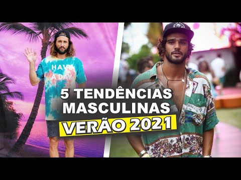 Tendências masculinas VERÃO 2021