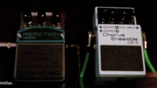 Video thumbnail for ROCKTRON REACTION CHORUS VS BOSS CE-5 CE5 CHORUS ENSEMBLE Effects Pedal Shootout by Anarchy Audio