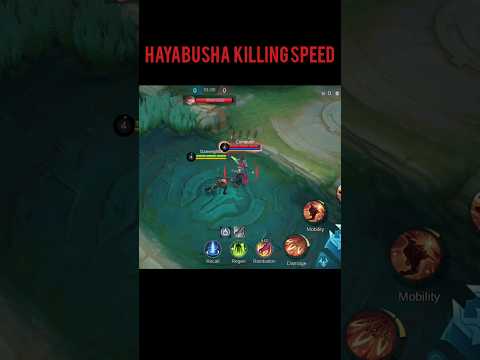 Aamon vs Hayabusha killing speed | moba legends 5v5 #aamon #hayabusa #assassin #gaming