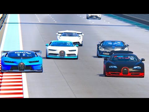 Koenigsegg Jesko vs Bugatti Supercars - Abu Dhabi