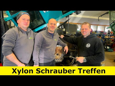 Fendt Xylon wrenching with Doktor, Schnacki and Co. | mobile lathe and welding machine | VLOG 188