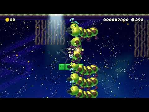 Shooting Star Hill by Moultt 🍄 Super Mario Maker 2 #anh