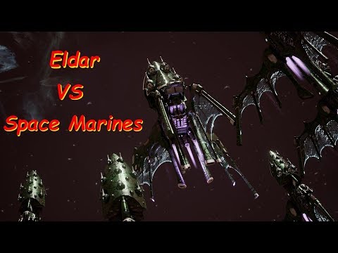 Eldar vs Space Marines! Rank 71, Heroic Difficulty, 1500 Points - Battlefleet Gothic Armada