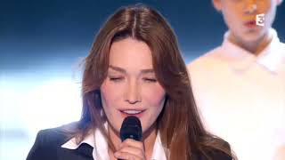CARLA BRUNI    Dolce Francia   CHOEURS ENFANTS   LIVE FRANCE 3