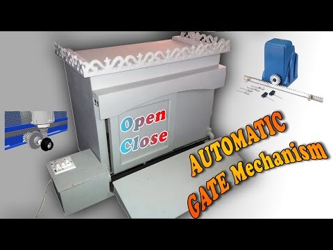 Mechanical Engineering Projects Automatic Gate Mechanism Video