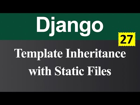 Template Inheritance with Static File in Django Hindi