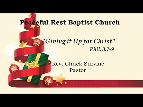 Sunday Service: 12/10/2023 - Giving it Up for Christ