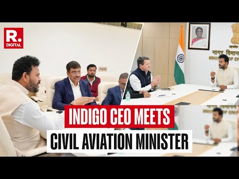 IndiGo CEO Pieter Elbers Meets MoCA Naidu After Govt. Curtails 10% Of IndiGo's Routes | BREAKING