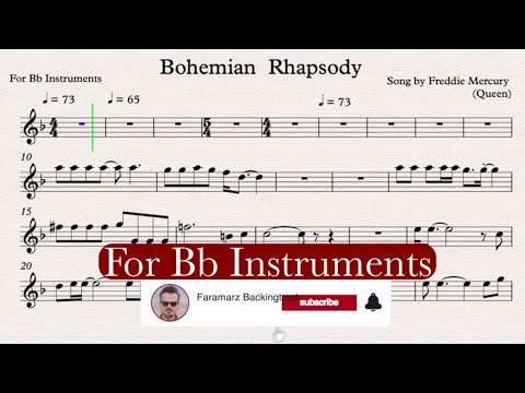 Bohemian Rhapsody - Play along For Bb instruments