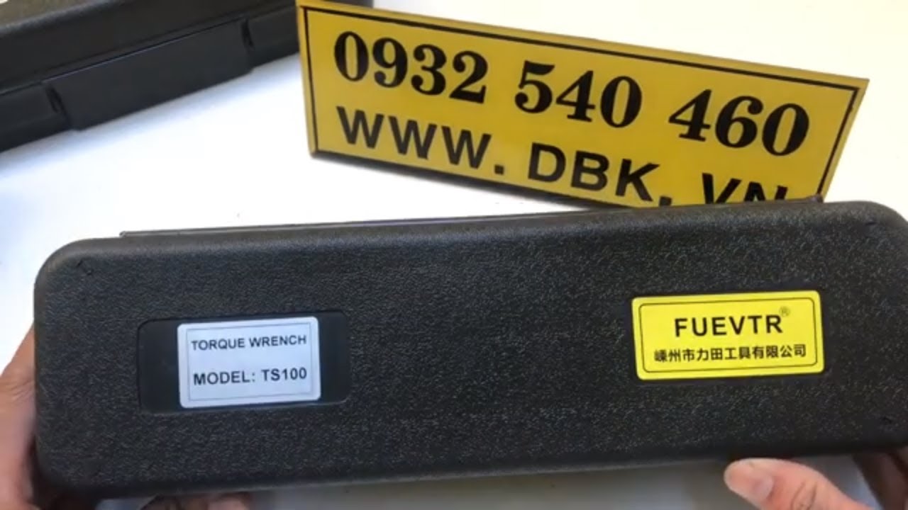 Video Cờ lê lực đồng hồ TS100 - Cờ lê lực đồng hồ 0 - 100 N.m DBK TS100