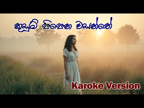 Kusum Pipena Wasanthe Karaoke | Harshana Dissanayake (Acoustic Instrumental)