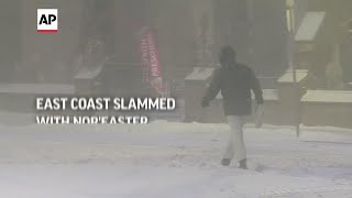 Winter storm lashes East Coast with deep snow, high winds | Honolulu ...