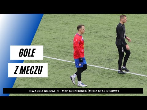 Gole z meczu Gwardia Koszalin - MKP Szczecinek 2:0 (mecz sparingowy)