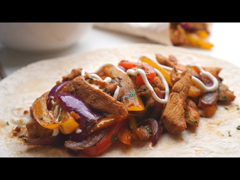 FAJITAS de POLLO con Verduras