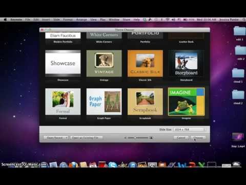 Totally Awesome Keynote Project:  Step 1 Create a Keynote