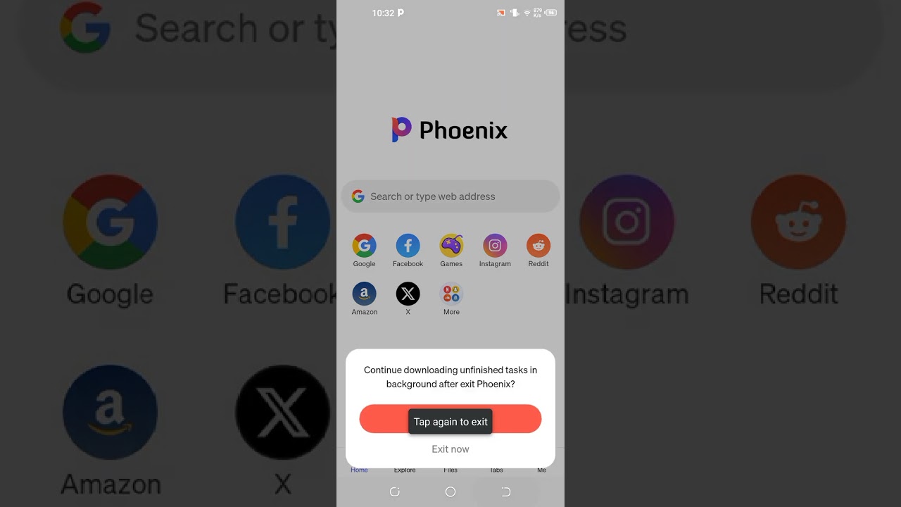 Phoenix Browser - file downloader