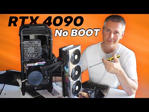 This PC works fine with an RTX 3070, but not with a 4090... let's fix it.