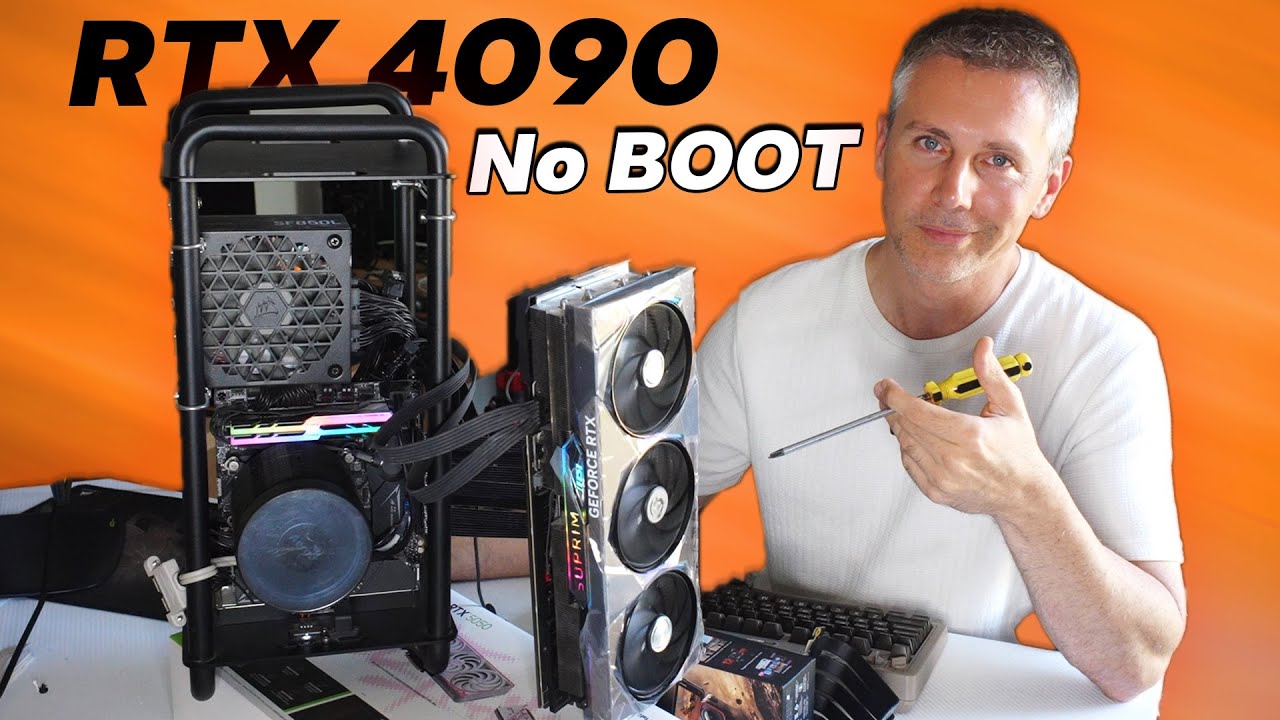This PC works fine with an RTX 3070, but not with a 4090... let's fix it.