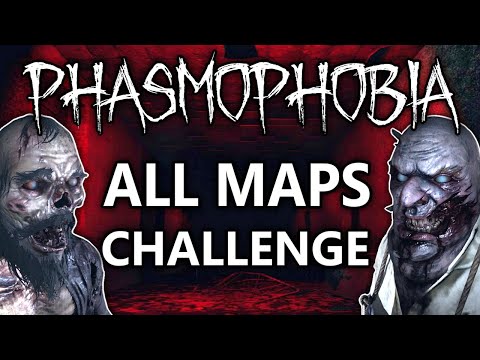 I Did a MEGA Challenge on ALL Maps in Phasmophobia and it was TERRIFYING