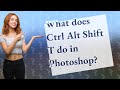 What does Ctrl Alt Shift T do in Photoshop?
