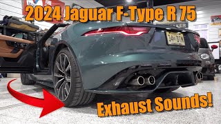 Here Are the Sweet Sounds of the 575 HP 2024 Jaguar F-Type R 75!