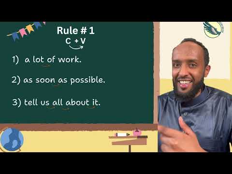 Baro Af Ingiriisi INTERMEDIATE ah PART 1 | DHAWAQA and LINKING SOUNDS | PART 1| 1aad