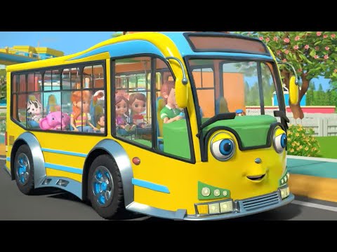 Wheels On The Bus, Street Bus + More Vehicles Songs for Children