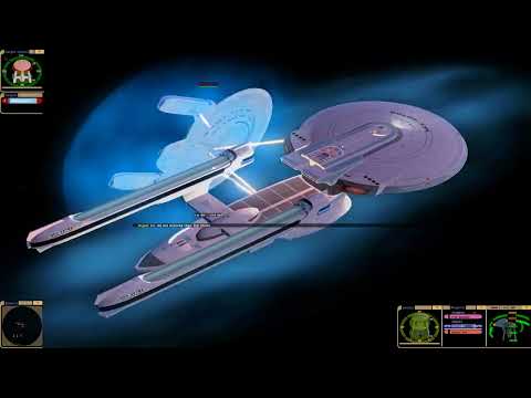 USS Lakota vs 3 Starfleet Vessels - Ambassador, Centaur and Miranda
