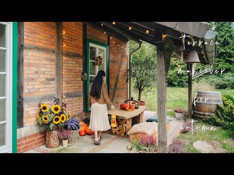 , title : '#54 Makeover Our Countryside Terrace | DIY Autumn Decorating Ideas'