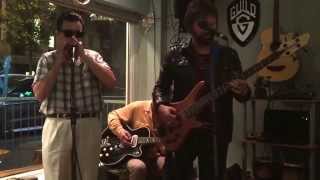 Martin McNeill, Steve West Weston, Dexter Shaw and Dave Collins at Peggy Sues 14th March 2015.