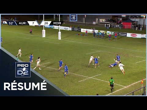 PRO D2 Saison 2024-2025 J17 - Résumé Stade Aurillacois - Stade Montois Rugby
