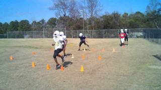 preview picture of video 'Saints footwork drill'