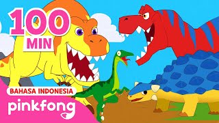 Download lagu Boom Boom Dunia Dinosaurus dan lagu & kartun Dinosaurus Anak | Pinkfong Indonesia mp3