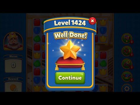 Royal Match - King Robert - Level 1424