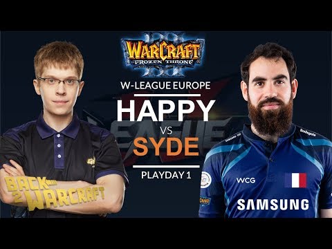 WC3 - W-League EU - PD1: [U] Happy vs. SyDe [U] (Co-Cast: WaN)