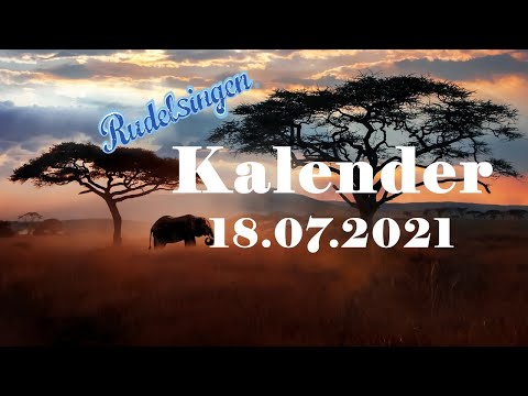 Der Mitsing-Kalender am 18.07.2021  - Tag 199