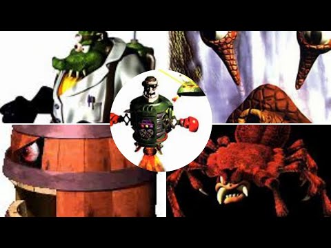 Snes Donkey Kong Country 3 - All Bosses