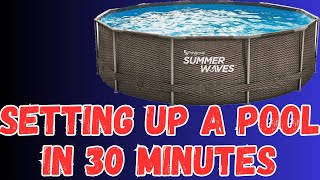 Installing an Above ground pool on concrete!
