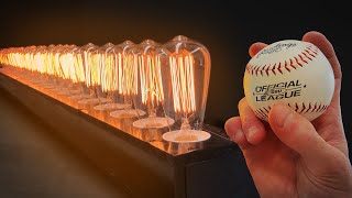 How Many Light Bulbs Stops a Baseball Throw?