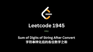 Download the video "Leetcode 1945 讲解 - Python"